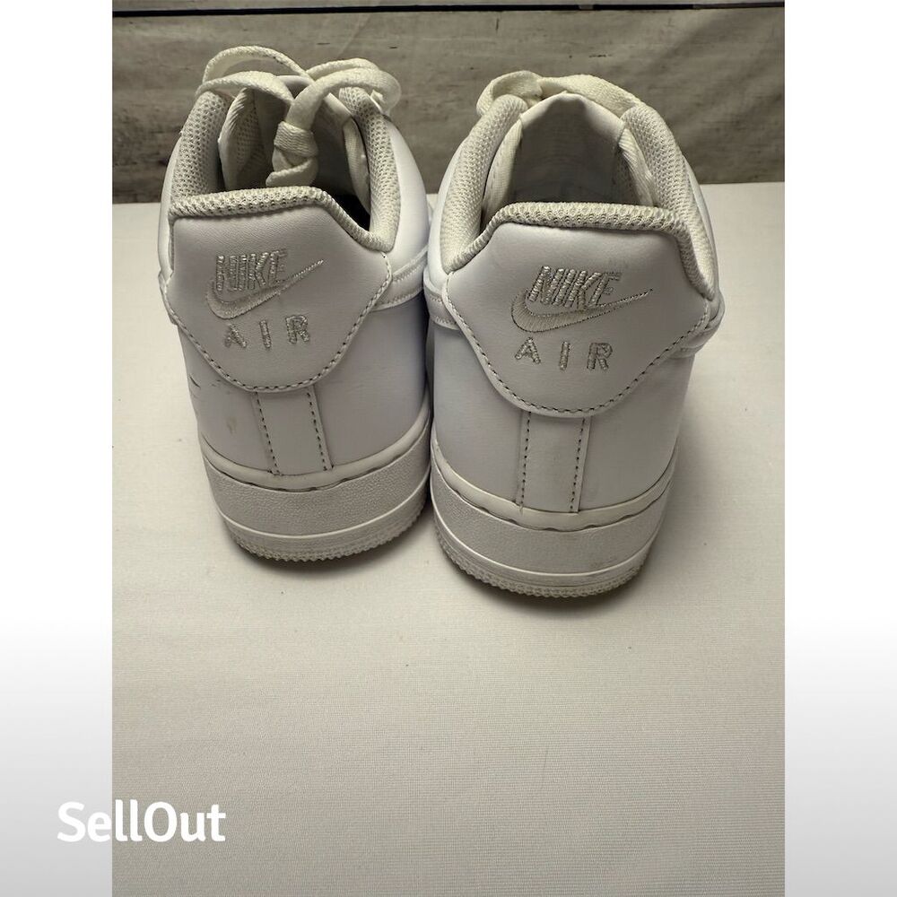 Nike Air Force 1 '07 Low Men's White Sneakers Size 8.5 Casual - Picture 4 of 9